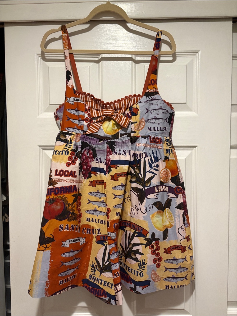 Christian Lacroix strappy Mediterranean print romper